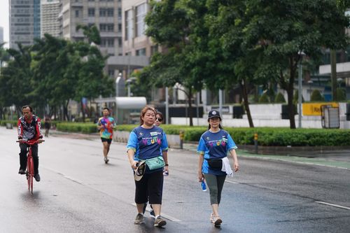 Race photo from Road to BAF Lions Run 2024