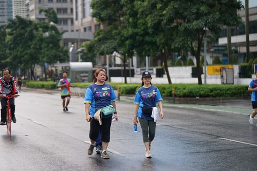 Race photo from Road to BAF Lions Run 2024