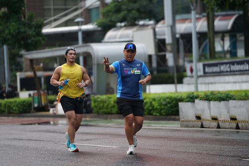 Race photo from Road to BAF Lions Run 2024
