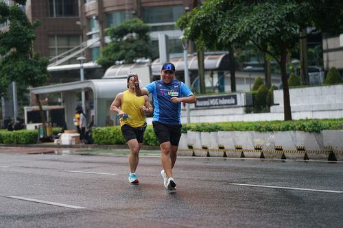 Race photo from Road to BAF Lions Run 2024