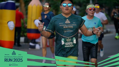 Race photo from Mangkunegaran Run 2025