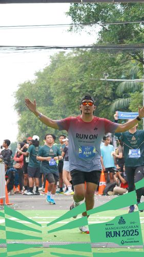 Race photo from Mangkunegaran Run 2025