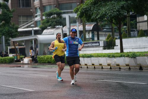 Race photo from Road to BAF Lions Run 2024