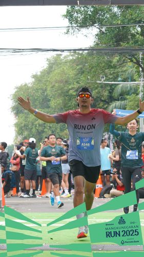 Race photo from Mangkunegaran Run 2025
