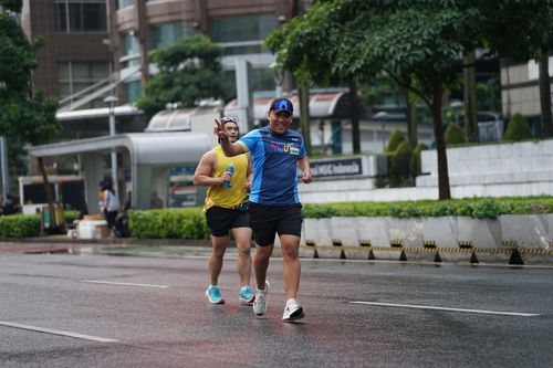 Race photo from Road to BAF Lions Run 2024