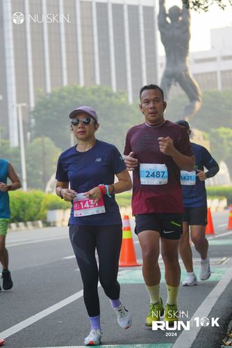 Race photo from Nu Skin Run 10K
