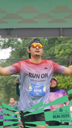 Race photo from Mangkunegaran Run 2025