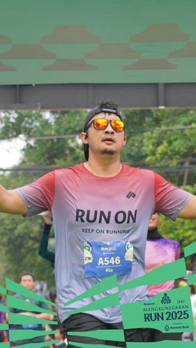 Race photo from Mangkunegaran Run 2025