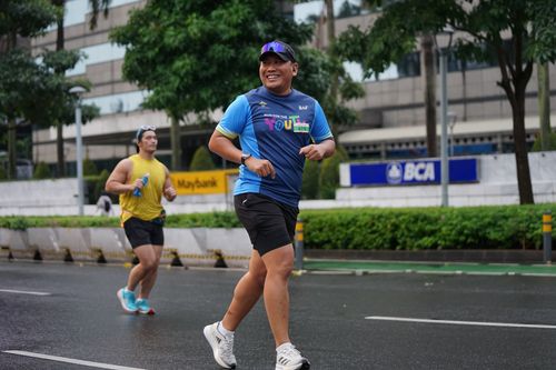 Race photo from Road to BAF Lions Run 2024