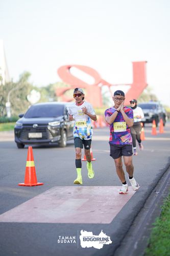 Race photo from Taman Budaya x BOGORUN 2025