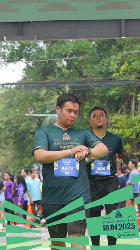 Race photo from Mangkunegaran Run 2025
