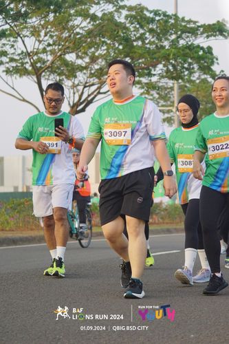 Race photo from BAF LIONS RUN 2024