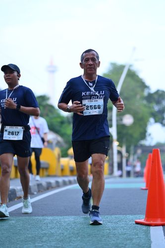 Race photo from KEMLU RUN 2025