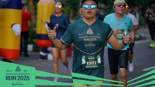 Race photo from Mangkunegaran Run 2025