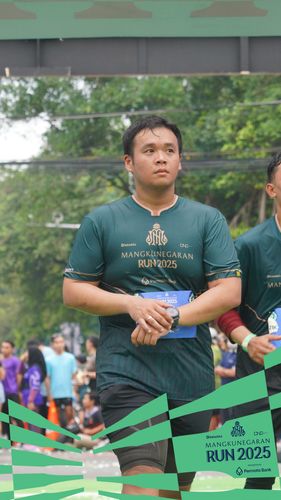 Race photo from Mangkunegaran Run 2025