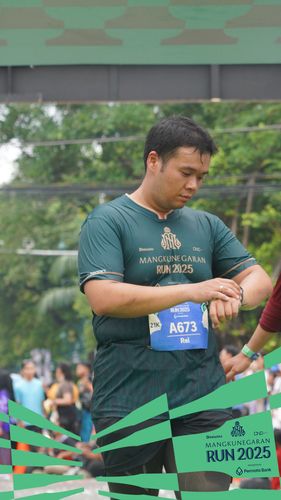 Race photo from Mangkunegaran Run 2025