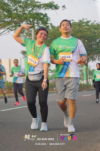 Race photo from BAF LIONS RUN 2024