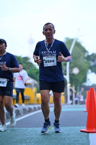Race photo from KEMLU RUN 2025