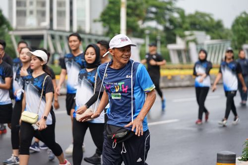 Race photo from Road to BAF Lions Run 2024