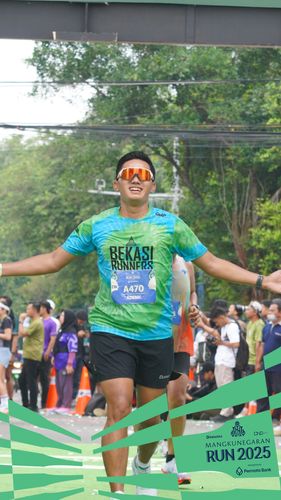 Race photo from Mangkunegaran Run 2025