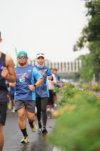 Race photo from Road to BAF Lions Run 2024