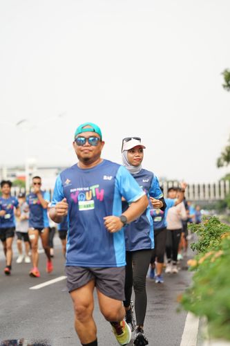 Race photo from Road to BAF Lions Run 2024