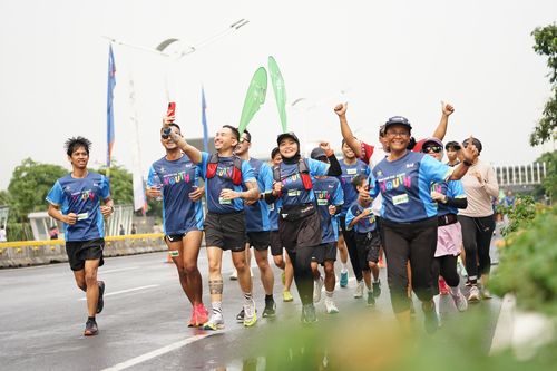 Race photo from Road to BAF Lions Run 2024
