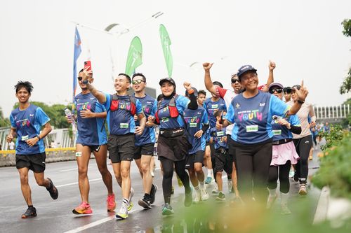 Race photo from Road to BAF Lions Run 2024