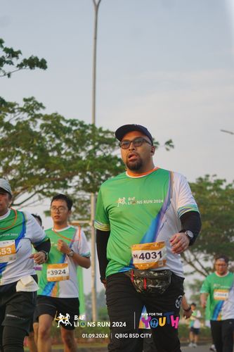 Race photo from BAF LIONS RUN 2024