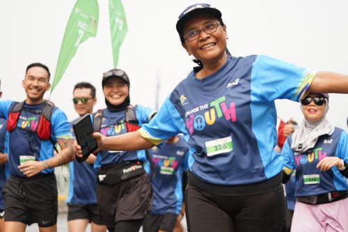 Race photo from Road to BAF Lions Run 2024