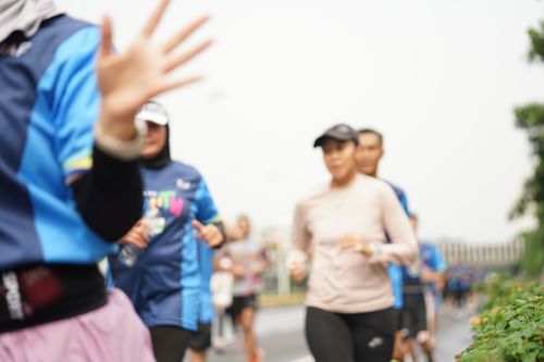Race photo from Road to BAF Lions Run 2024