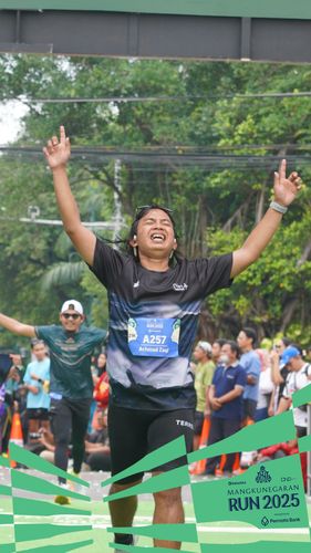 Race photo from Mangkunegaran Run 2025