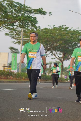 Race photo from BAF LIONS RUN 2024