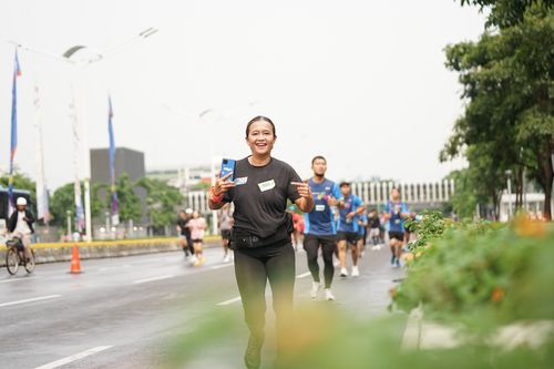 Race photo from Road to BAF Lions Run 2024