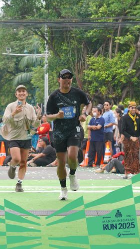 Race photo from Mangkunegaran Run 2025