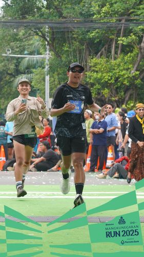 Race photo from Mangkunegaran Run 2025