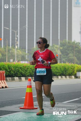 Race photo from Nu Skin Run 10K