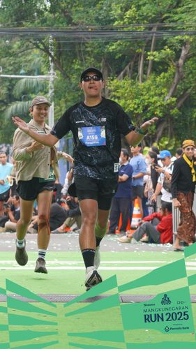 Race photo from Mangkunegaran Run 2025