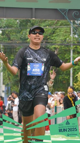 Race photo from Mangkunegaran Run 2025
