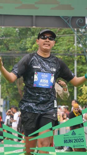 Race photo from Mangkunegaran Run 2025