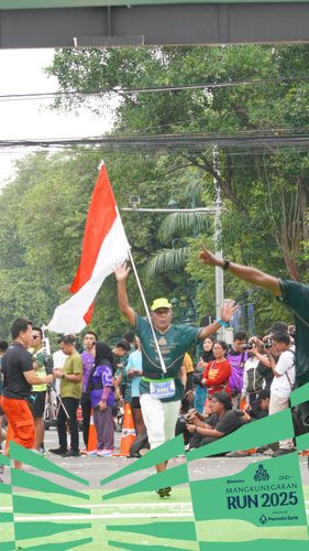 Race photo from Mangkunegaran Run 2025