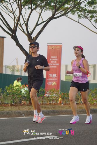 Race photo from BAF LIONS RUN 2024