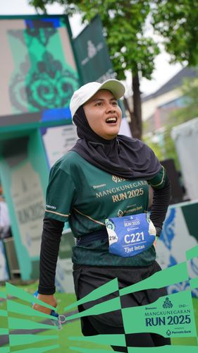 Race photo from Mangkunegaran Run 2025