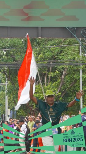 Race photo from Mangkunegaran Run 2025
