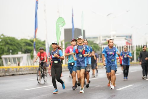 Race photo from Road to BAF Lions Run 2024