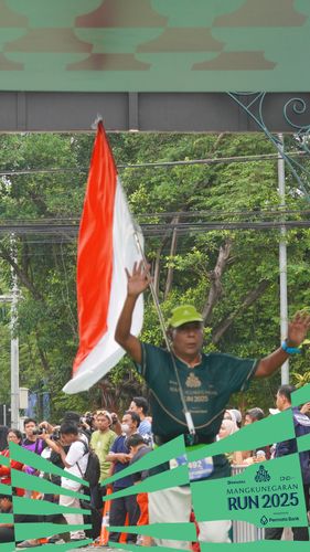 Race photo from Mangkunegaran Run 2025