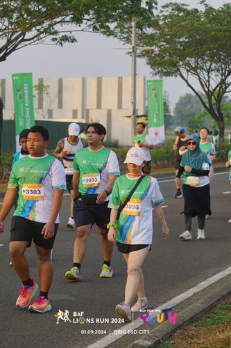 Race photo from BAF LIONS RUN 2024