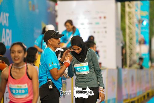 Race photo from Taman Budaya x BOGORUN 2025
