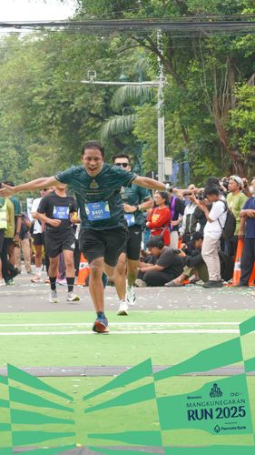 Race photo from Mangkunegaran Run 2025