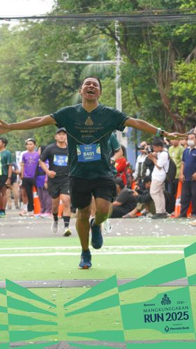 Race photo from Mangkunegaran Run 2025